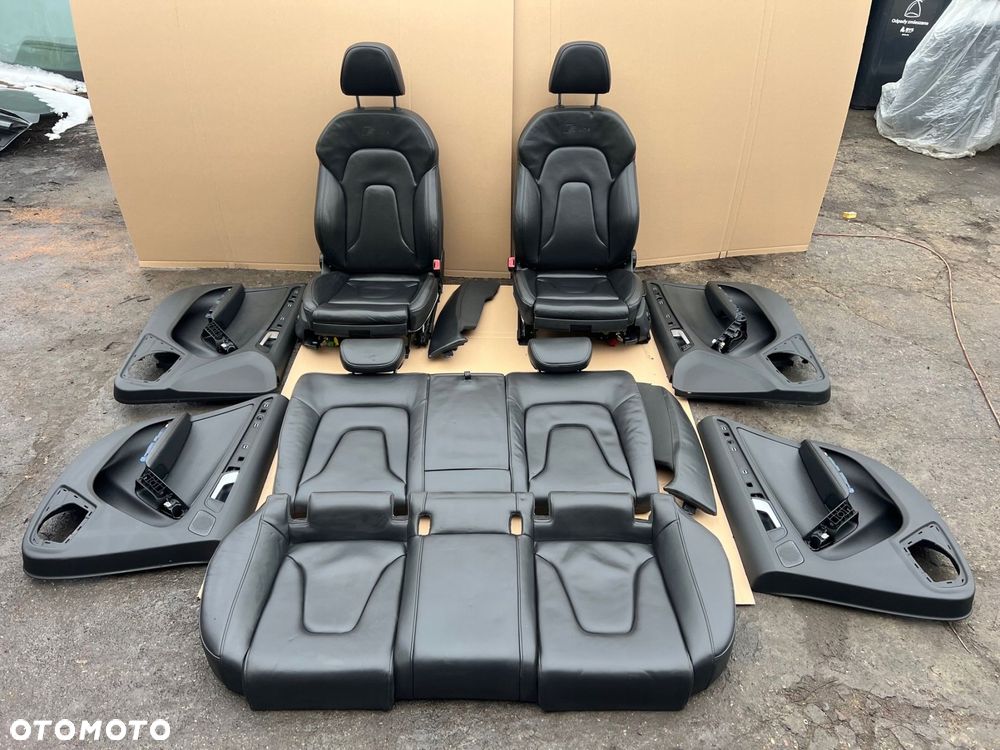 audi a5 8t lift sline sportback fotele kanapa skóra grzane s-line kpl. - 1