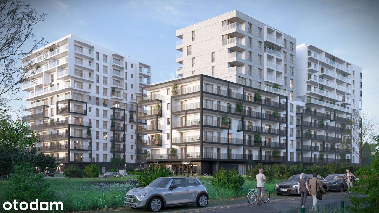 2-pokojowe mieszkanie 41m2 + balkon