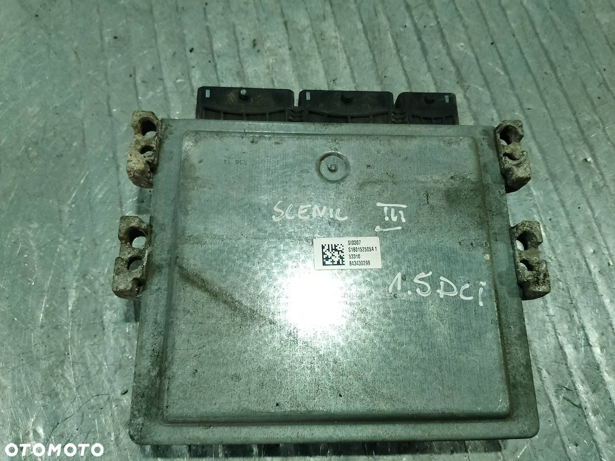 KOMPUTER, STEROWNIK RENAULT SCENIC III 237104833R  237104832R S18015311A - 4