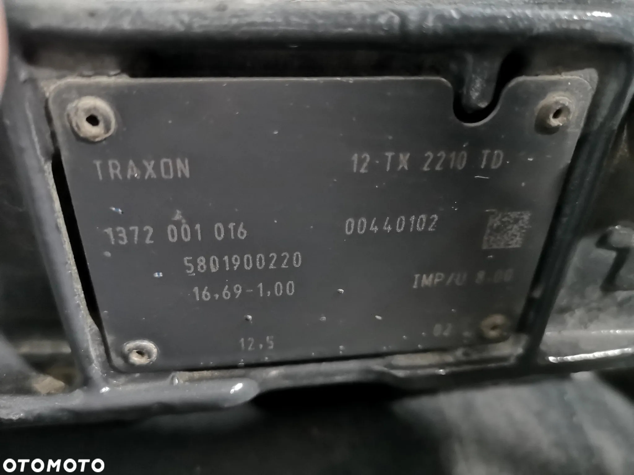SKRZYNIA BIEGÓW ZF TRAXON 12 TX 2210 TD DAF XF IVECO HI WAY KOMPLETNA - 7
