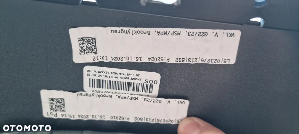 BMW 4 G22 G23 M-PAKIET 2020- zderzak przód oryginał MC281 - 18