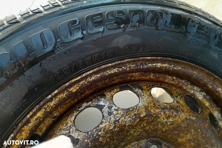 JANTA ALIAJ CU ANVELOPE 195 / 65 R15 Volkswagen VW Caddy 3 [facelift] - 4