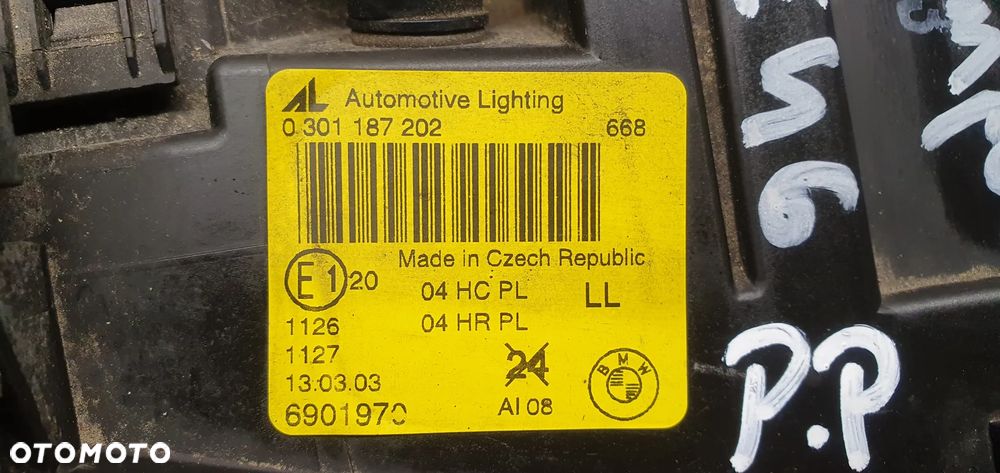 Lampa prawy przód przednia prawa BMW 3 E46 Compact 6901970 - 6