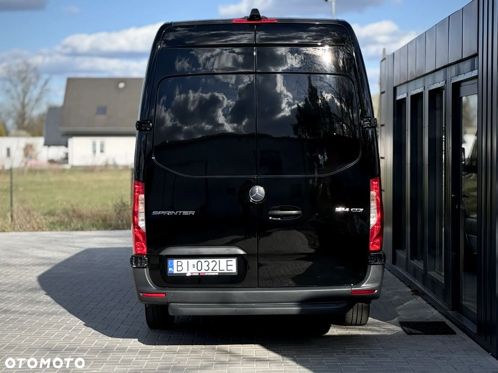 Mercedes-Benz Sprinter 314 CDI / Maxi L3 H2 / 2020 Rok Produkcji /  Automat 7G Tronic / 2.143cm3 OM651 / Czarny / Zarejestrowany w PL - 7