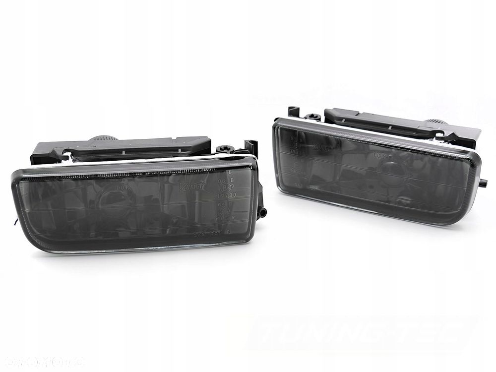 halogeny lampy pmg l+r tuning przeźroczyste dymione bmw 3 e36 1990-1999 - 1