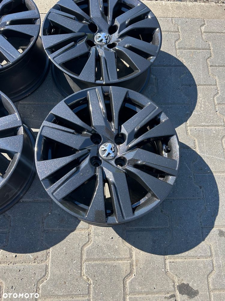 Alufelgi Peugeot Citroen 16 cali 4x108 oryginalnyme czarne - 11