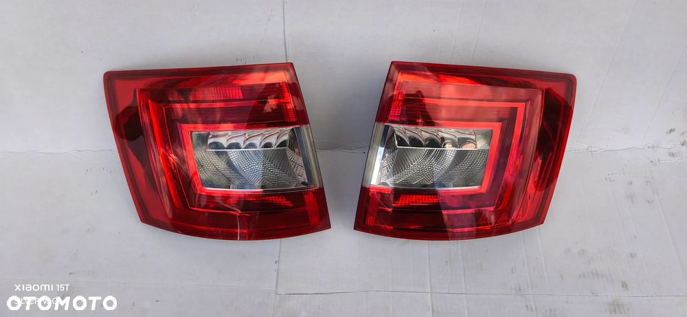 Lampa lewa prawa Skoda Octavia III 3 LIFT KOMBI LED kompletna tylna tył oryginał - 4