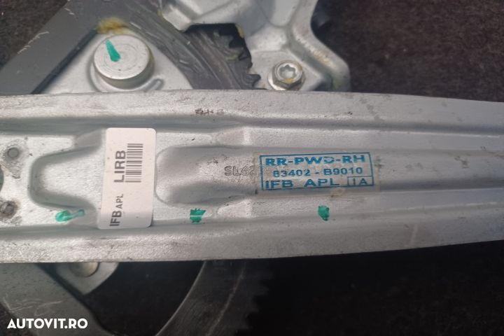 Macara geam spate dreapta electrica 83402B9010 83460B4000 83402-B9010 - 3