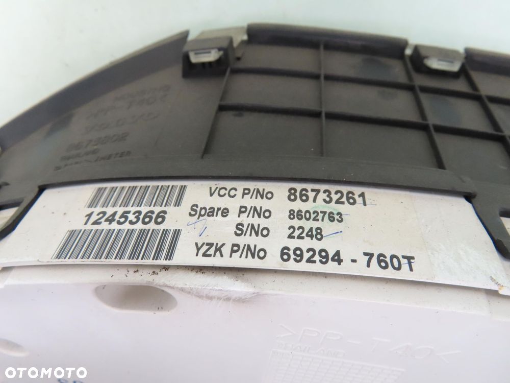 LICZNIK VOLVO S60 I 2.5 T 8673261 69294760T - 4