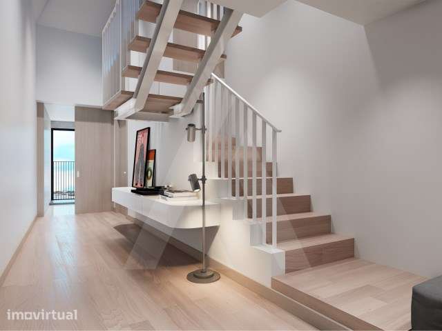 Apartamento T1 com mezzanine no centro da cidade de Aveiro - Grande imagem: 4/19