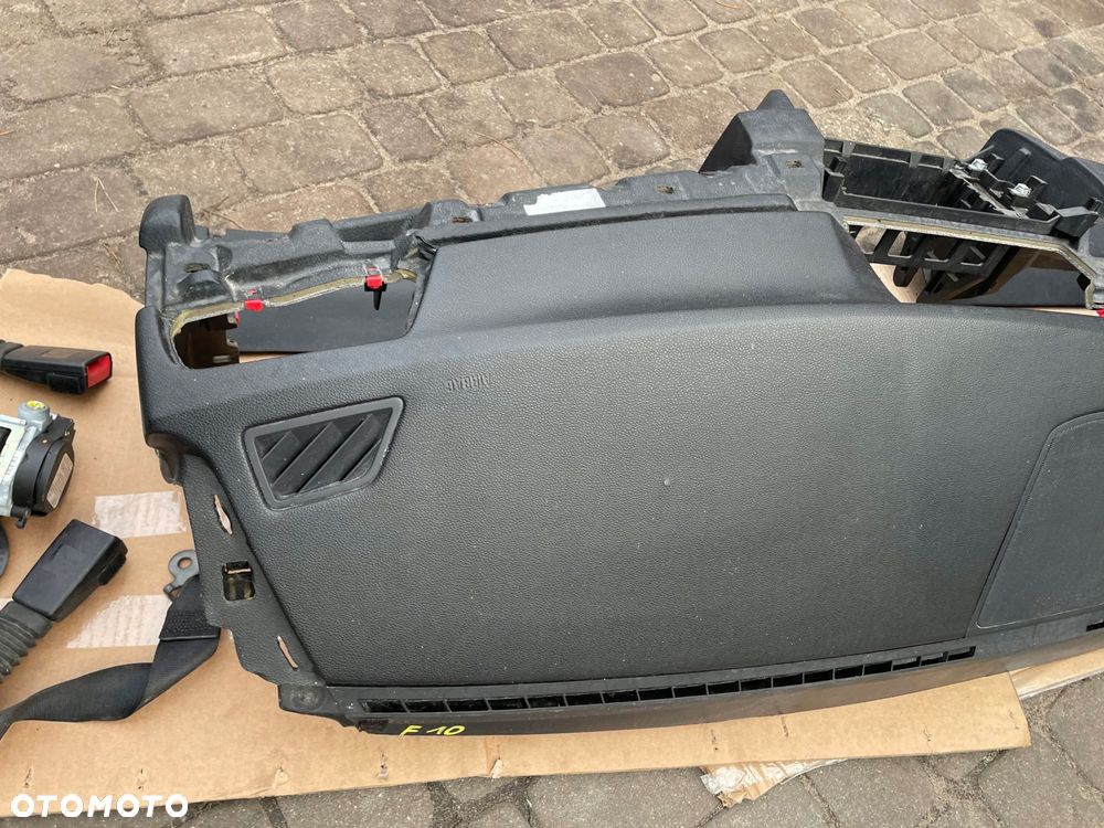 deska rozdzielcza poduszka kolanowa napinacze komplet bmw f10 f11 europa - 6