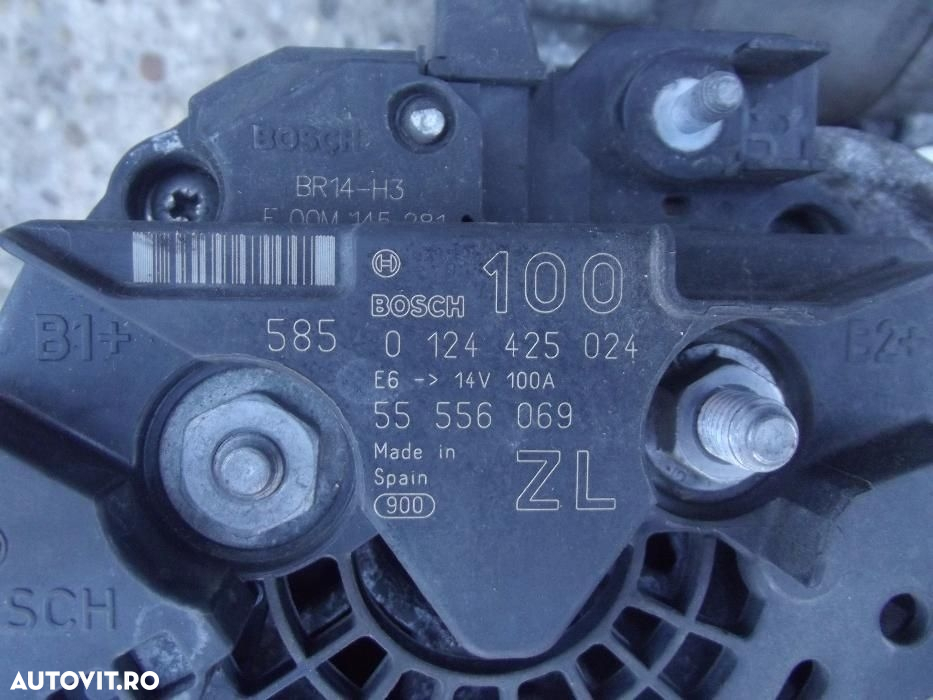 Alternator Opel Astra H 1.4 Tigra electromotor Astra h 1.4 compresor - 3