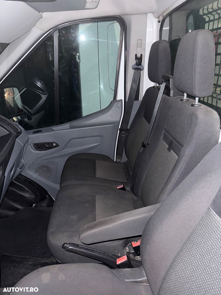 Ford Transit 2016 2.2 Punte Dubla L4 L5 XL XXL Bena 5.5m lunga TVA luata din reprezentanța Ford RO Km reali carte service Istoric Fără probleme Bena Aluminiu Dokka Camioneta NU Mercedes Sprinter VW crafter Boxer Pick-Up 4 bucăți disponibile diferite marim - 19