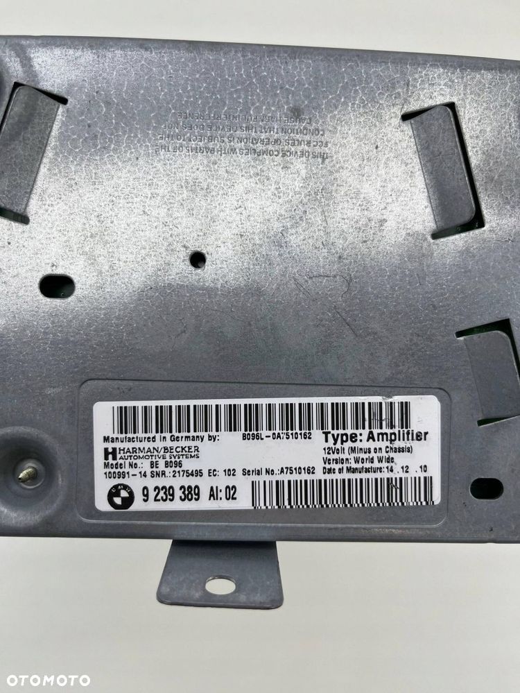BMW 5 F10 F11 MODUŁ RADIA WZMACNIACZ HIFI 9239389 - 3