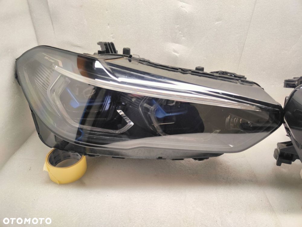 bmw x5 g05 laser ciemny komplet lamp przód 5a279b1, 5a279b2 - 7