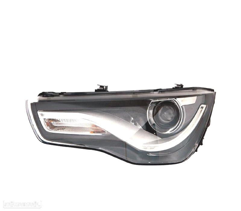 FAROL ESQ XENON AUDI A1 10-14 DRL NEGRO - 1