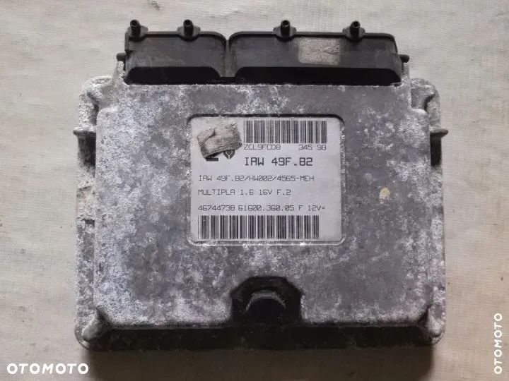 STEROWNIK FIAT MULTIPLA I 1.6 IAW49FB2 46744738 - 1