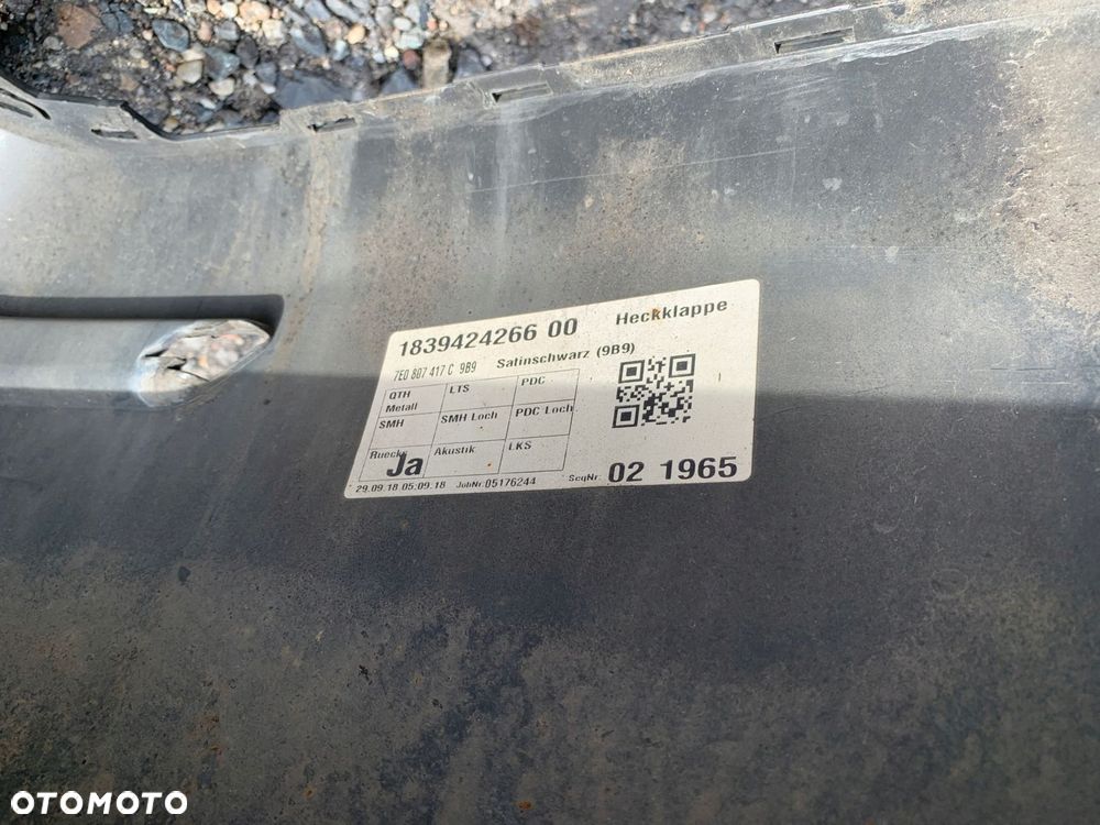 volkswagen oe 7e0807417c zderzak - 10