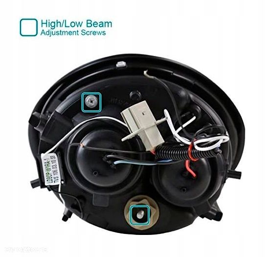 reflektor lampy kpl ringi angel eyes led tuning vw new beetle 1c 98- - 4