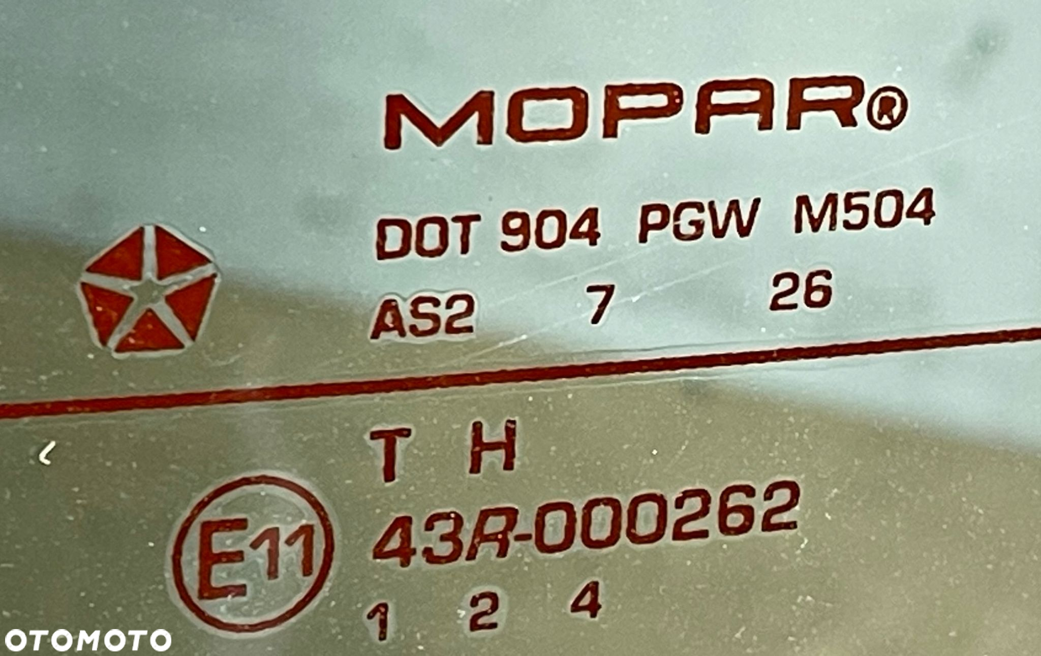 P6 DODGE CHARGER 2018 5.7 V8 SZYBA TYLNA TYŁ ORYGINAŁ JAWORZE - 4