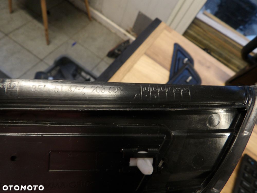 BMW - F11 - LISTWY PROGOWE - NAKŁADKI - KOMPLET 3 SZT - 7203607 7203608  7203609 - 5