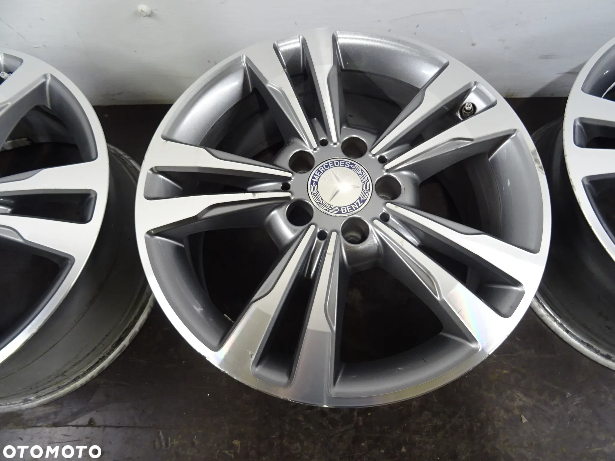 MERCEDES W212 LIFT FELGI ALUMINIOWE ALUFELGI 5X112 R17 8J ET48 TPMS - 6