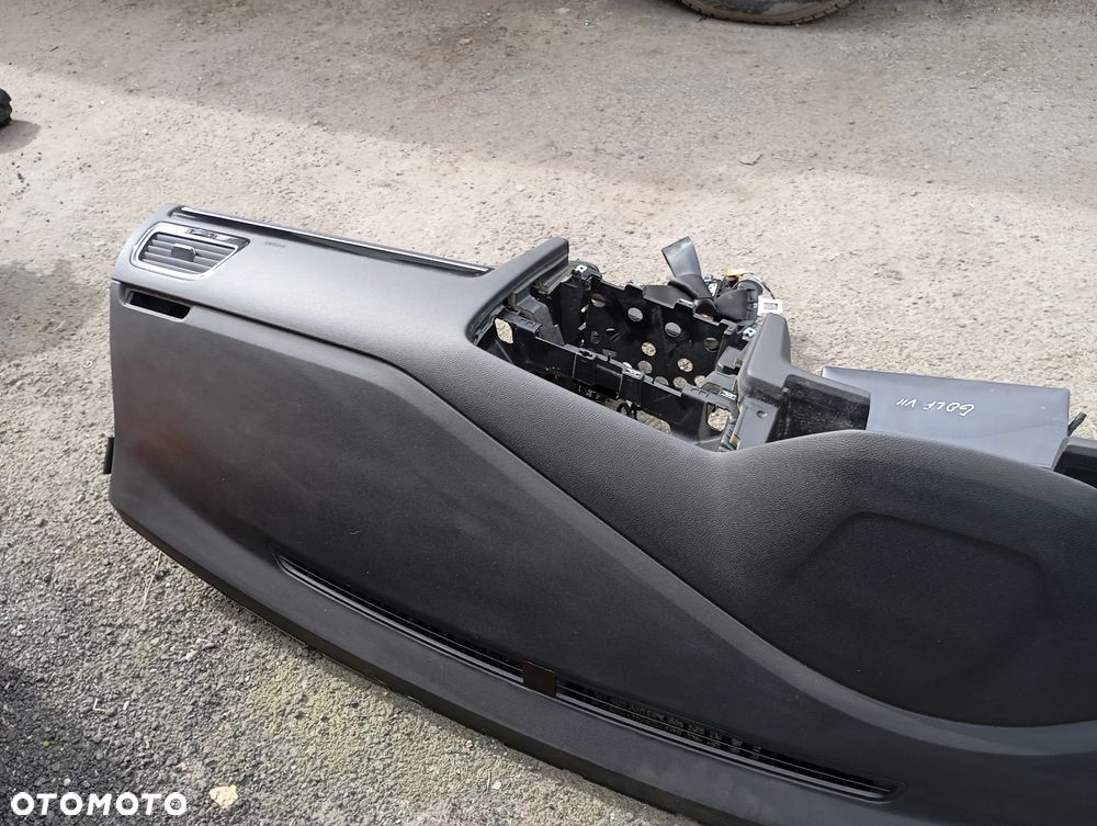 Deska konsola airbag pasażera pasy VW golf VII oryginał - 2