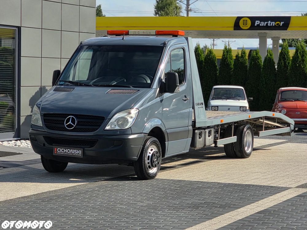 Mercedes-Benz Mercedes-Benz SPRINTER 515 CDi Autolaweta Holownik Pomoc Drogowa Na Bliźniaku Długi Najazd Auto Serwisowane z Polskiego Salonu Wyjątkowo ładny i Zadbany Samochód - 25