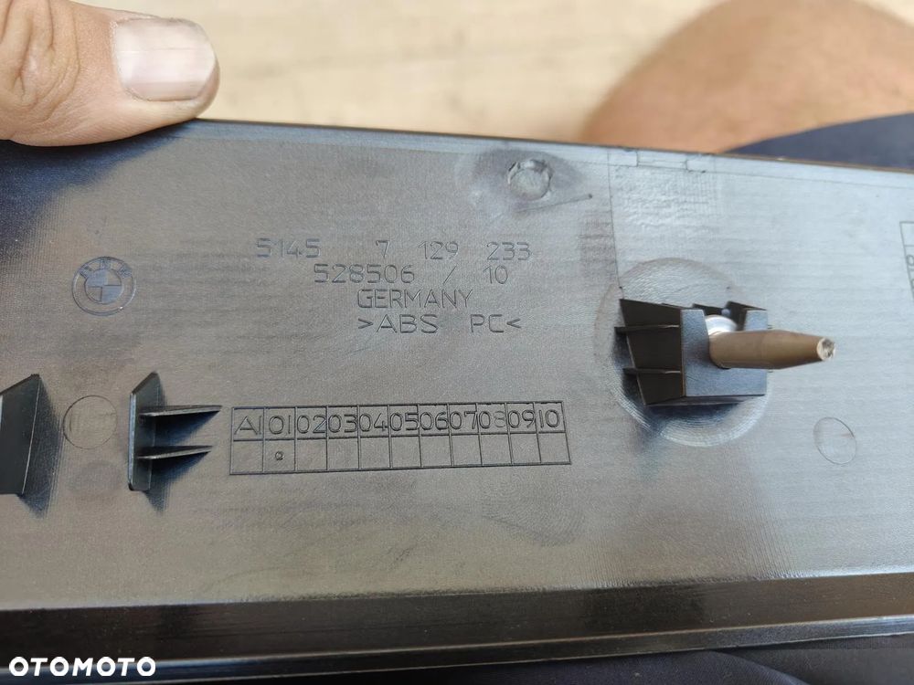 BMW E60 E61 Kratki Nawiewu Listwa W Konsole Dekory Dekor Komplet - 16