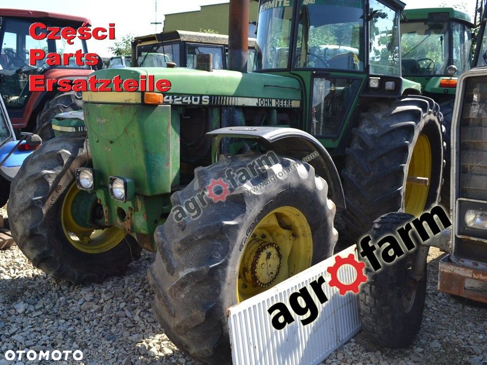 John Deere 4240s części, skrzynia biegów, silnik - 1