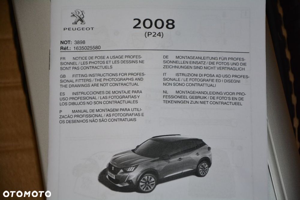 Peugeot 2008 II bagażnik dachowy oryginał Peugeot Alu klucz NOWY - 7