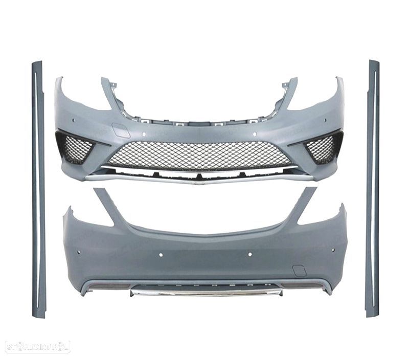 KIT DE CARROÇARIA MERCEDES CLASE S W222 13- LOOK S65 AMG CURTO - 2