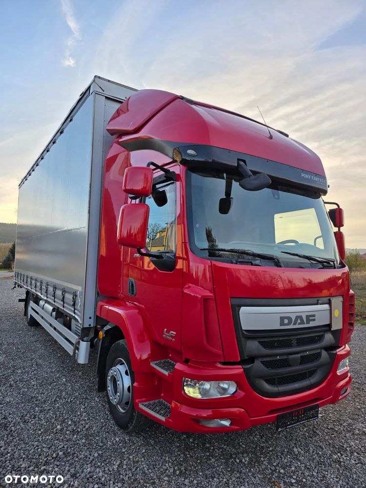 DAF LF 290 / WINDA / 16TON DMC / 3M WYSOKOŚĆ / JUMBO /  FIRANKA / SYPIALKA / AUTOMAT / JEDEN WŁAŚCICIE  / EURO 6 / 2017/ SPROWADZONY / 19 PALET / DUŻA ŁADOWNOŚĆ / - 12