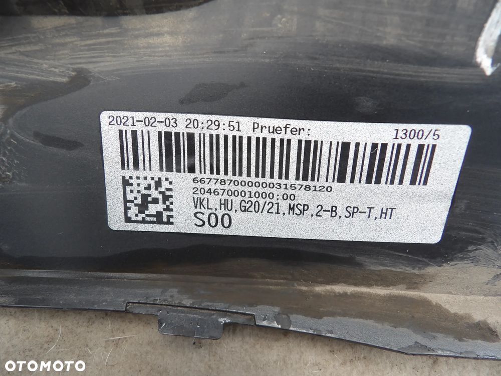BMW - G20 - DYFUZOR - SPOJLER - DOKŁADKA ZDERZAK TYLNEGO  - 8069390 - 4