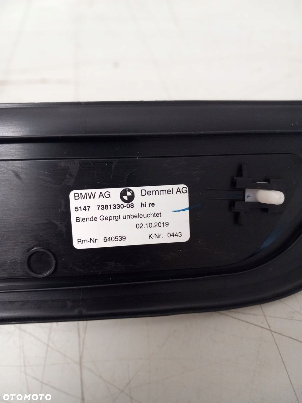 BMW G30 G31 LISTWA PROGOWA PRAWY TYŁ - 3