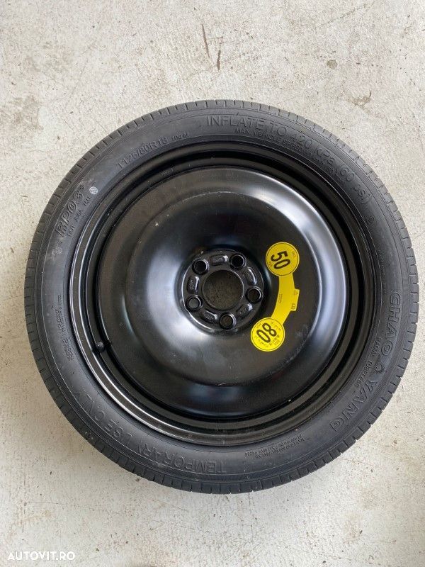 Roata de rezerva 125/80 R18 Volvo XC60 XC90 C70 V40 S40 V50 31317720 31362275  31471631 - 1
