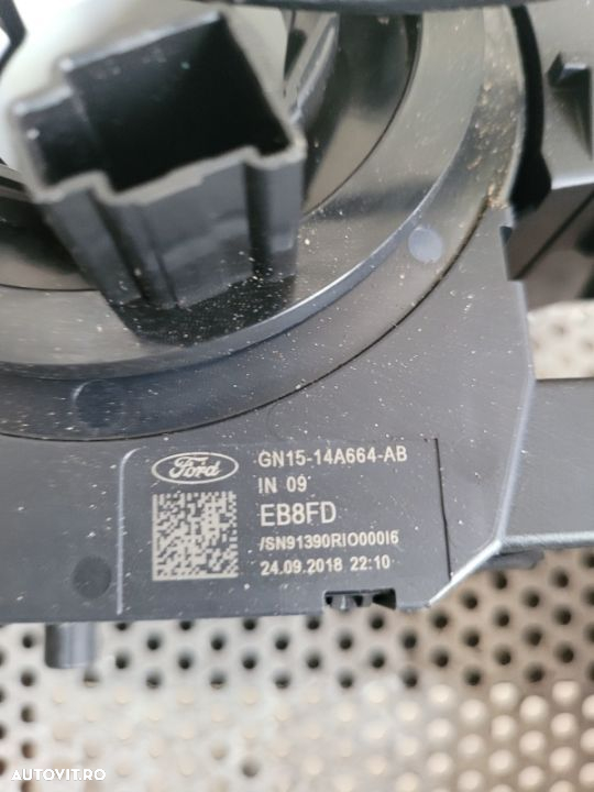 Ansamblu Spira Volan Airbag Manete Maneta Stergatoare Semnalizare Ford Ecosport Fiesta Mk8 Focus - 5