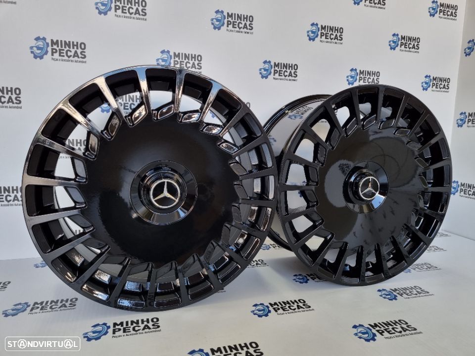 Jantes Mercedes Class S Maybach em 20 Preto Brilho - 2