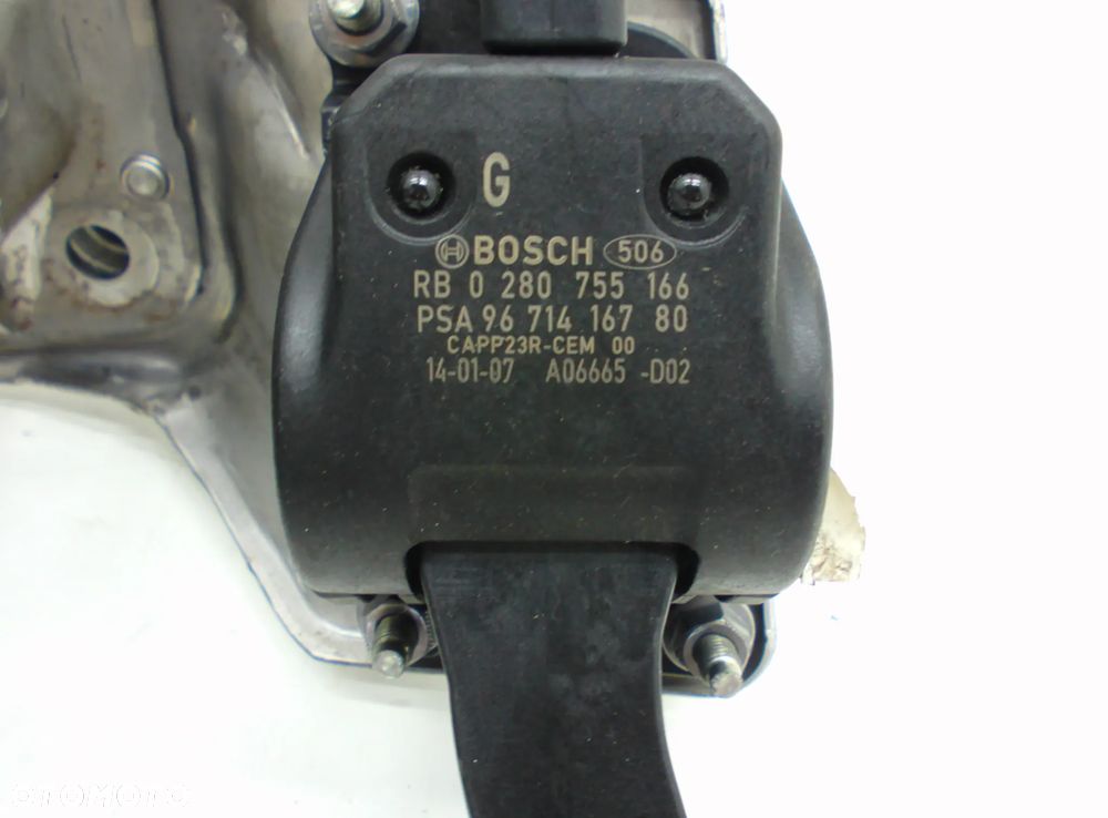 Citroen Berlingo II Zestaw Padały Gazu 0280755166 - 3