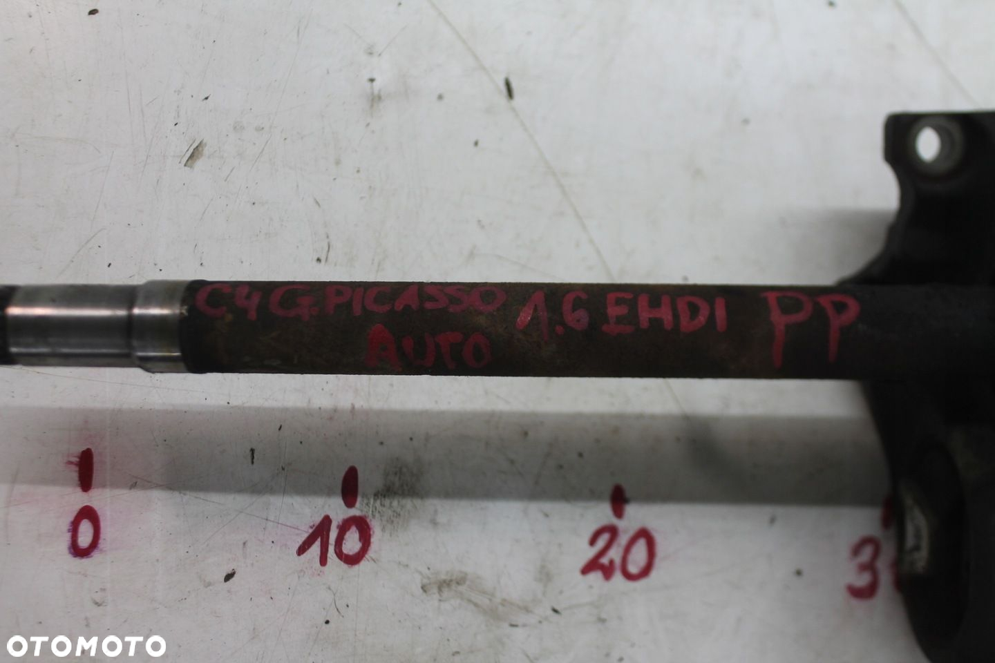 PÓŁOŚ PRAWY PRZÓD AUTOMAT 9656329480 CITROEN C4 PICASSO 1.6 EHDI 06-13 - 2