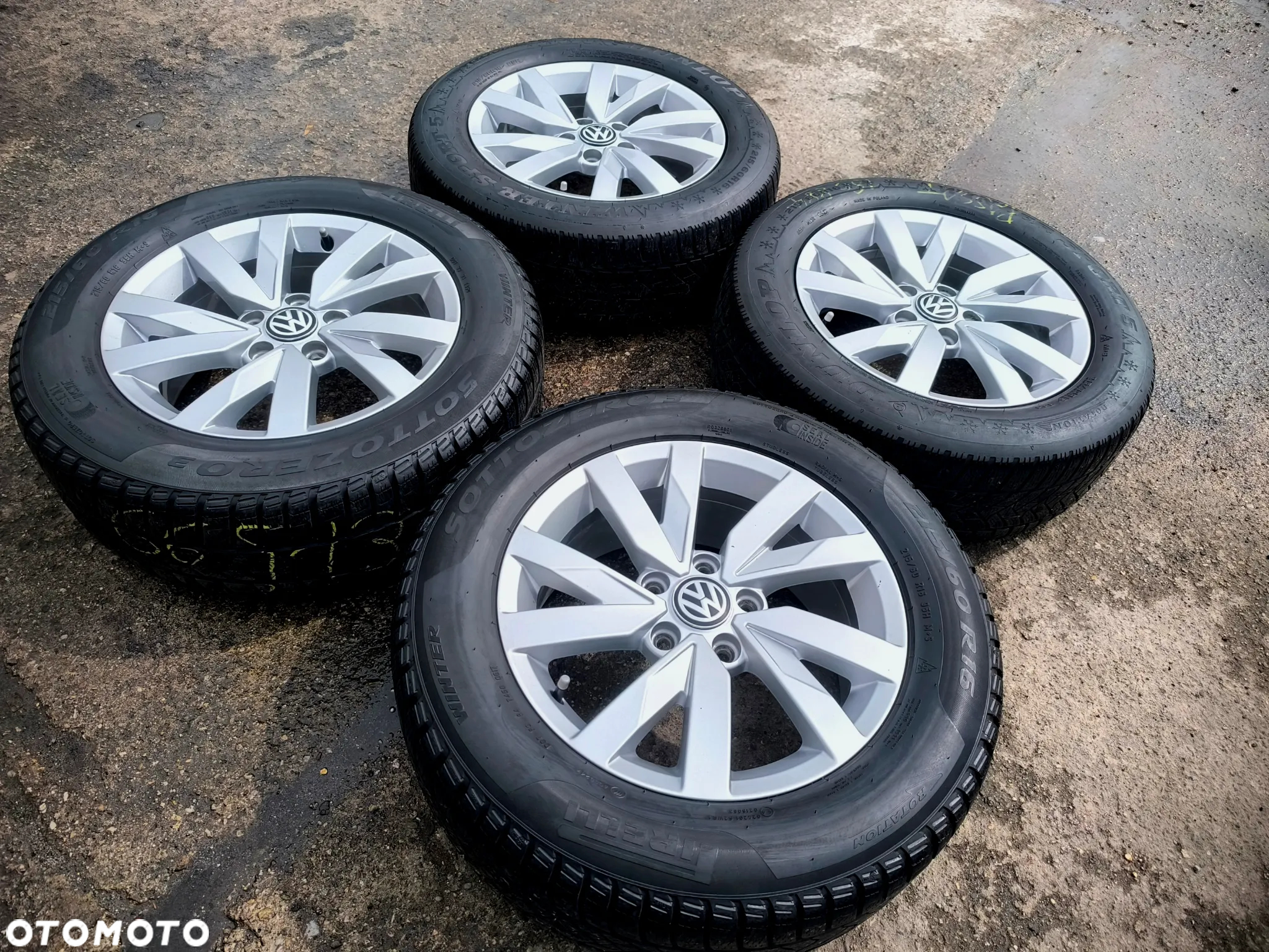 5x112 Alufelgi Felgi Aluminiowe 16 Koła Zimowe Zima VW PASSAT B8 3G0 SHARAN II 2 TROC THE BEETLE SKODA YETI SUPERB III 3 SEAT ALHAMBRA II 2 AUDI A6 C6 Q2 Legnica ALU-RAD 215/60 5mm - 3