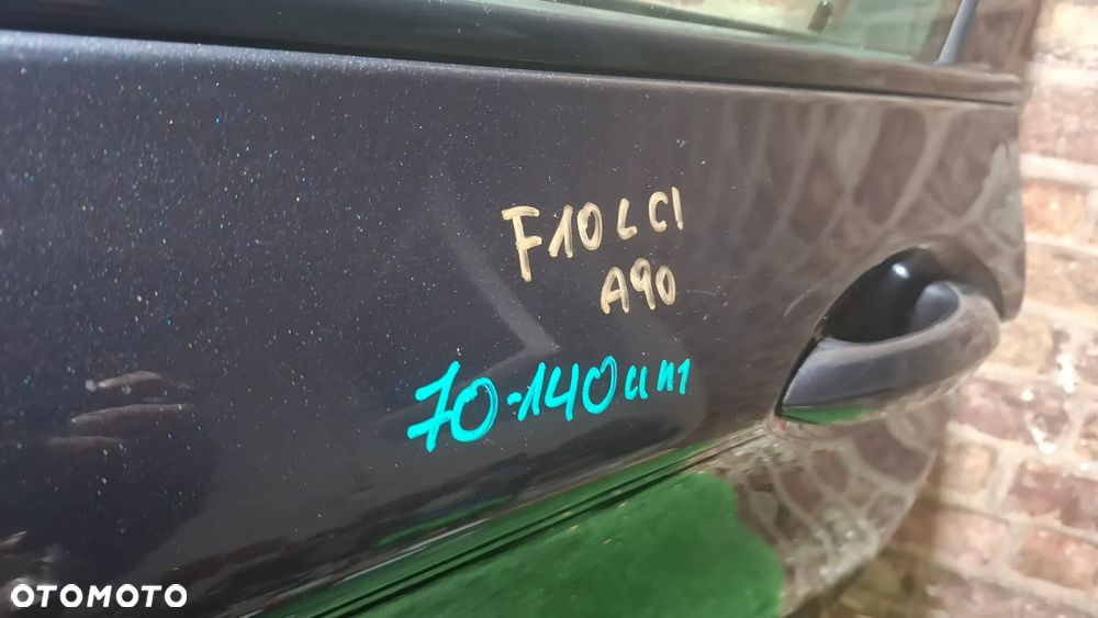Drzwi przednie Przód LEWE strona lewa BMW 5 F10 F11 09/16 KOD A90 - 4