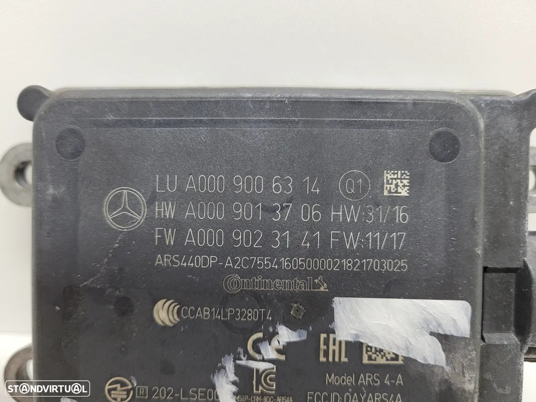 Radar Distronic MERCEDES C W205 E W213 S W222 REF: A0009006314 - 3