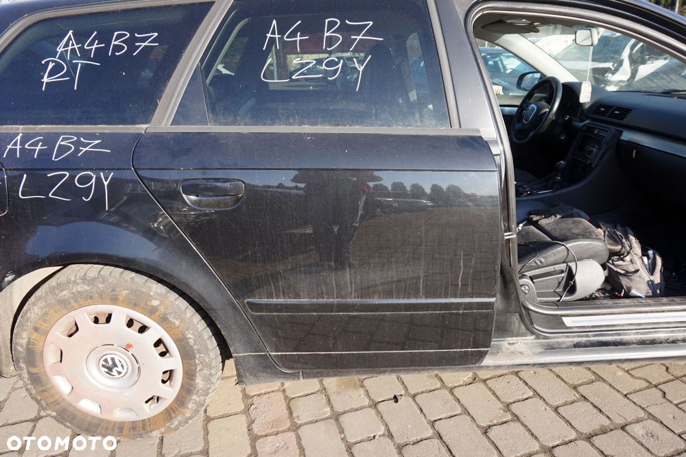 DRZWI TYLNE PRAWE A4 B7 KOMBI LZ9Y  CZARNY AUDI 2004-2008 - 3