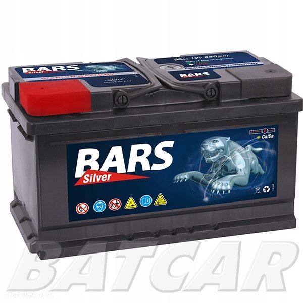 Akumulator Bars Silver 12V 90Ah 850A EN L4X L - 17 kg - 1