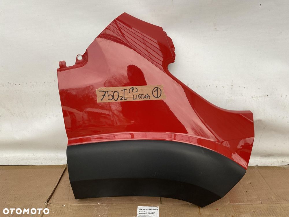 DUCATO BOXER JUMPER LIFT MAXI 14- BŁOTNIK PRZEDNI PRAWY Z LISTWĄ CZERWONY - 1