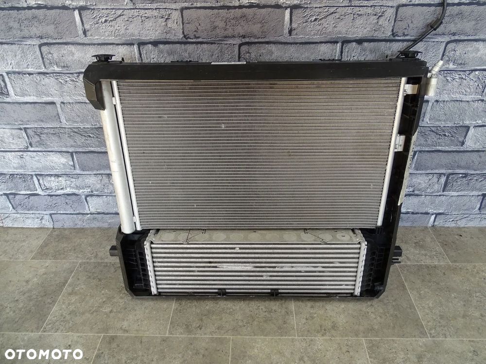 KOMPLET CHŁODNIC CHŁODNICA WENTYLATOR BMW X3 G01 X4 G02 3.0D M40d DIESEL - 1