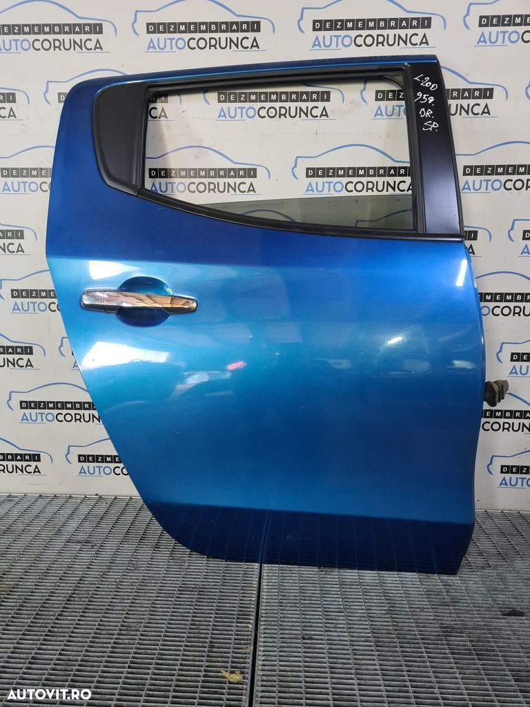 Usa Dreapta Spate Mitsubishi L200 V 2015 - 2018 SUV 4 Usi ALBASTRU D23 (958) - 1