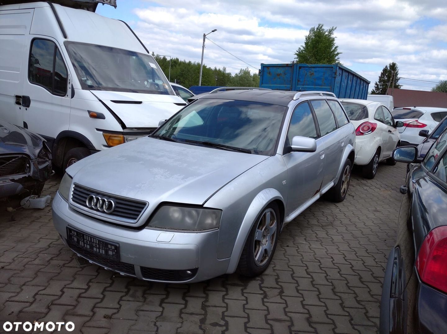 AUDI A6 C5 ALLROAD PRZÓD ZDERZAK BŁOTNIK MASKA LAMPA CHŁODNICE LY7W LV7W - 1