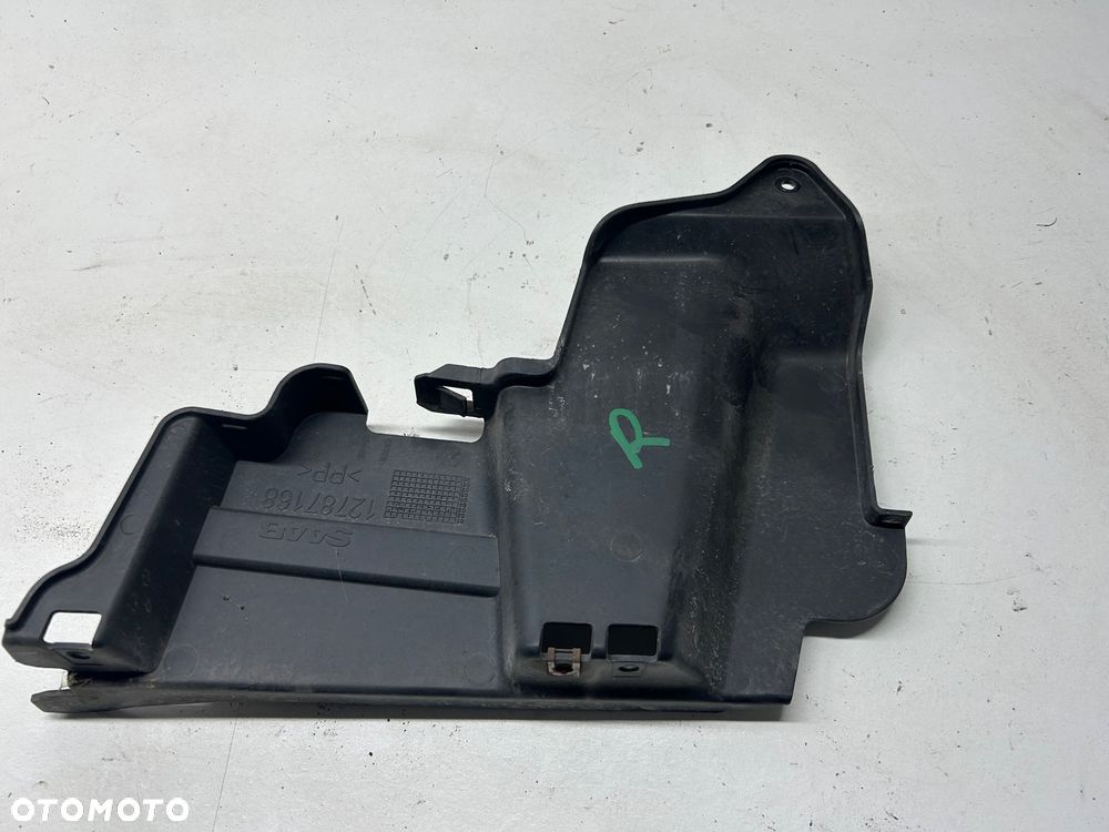 Saab 93 9-3 Osłona boczna silnika uchwyt osłony chłodnic  PRAWY 12787168 2003-2012 - 4